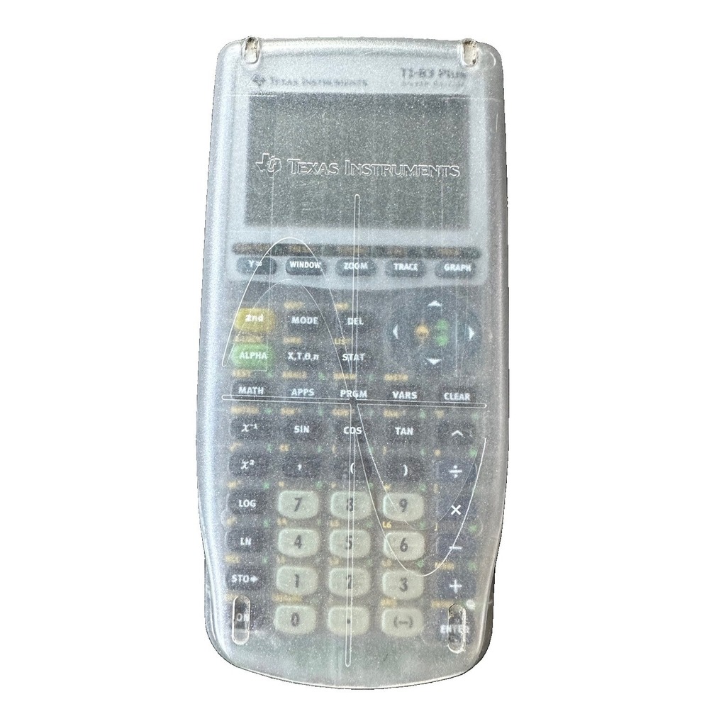 Texas Instruments TI-83 Plus Silver Edition Clear Graphing Calculator TI83+